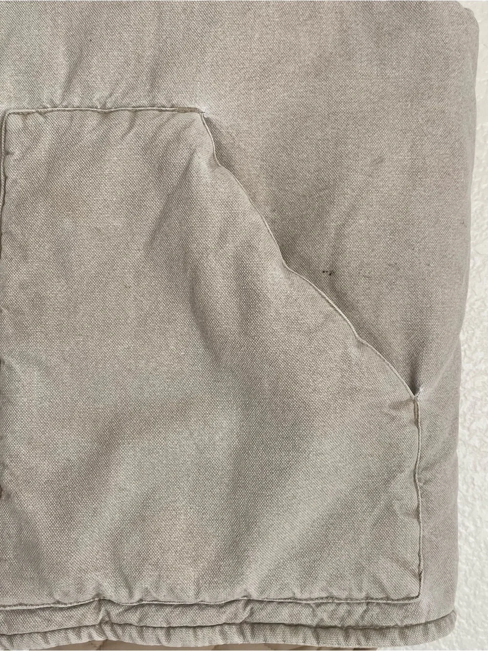 Vintage J. Crew canvas vest puffer quilt lined work wear, M